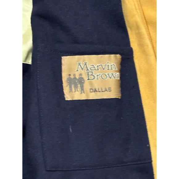 Vtg 70s Bert Paley Men's Sheepskin Suede Full-Zip Hoodie Jacket sz 42R #1420​ - Picture 11 of 12